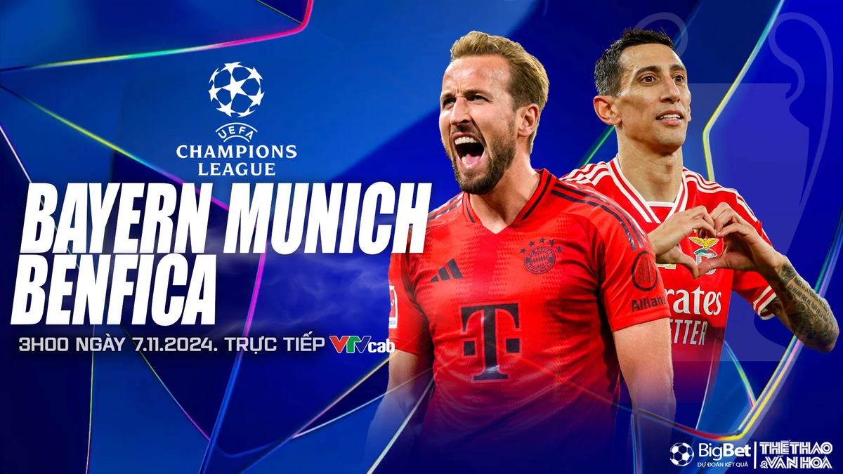 Viva88 – Soi Kèo, soi tỷ lệ Bayern Munich vs Benfica 3h00 ngày 7/11, cúp C1 lượt trận thứ 4