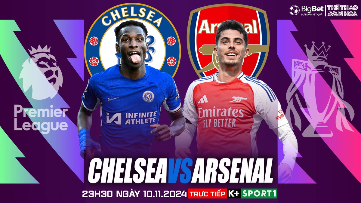 Viva88 – Soi Kèo, soi tỷ lệ Chelsea vs Arsenal 23h30 ngày 10/11, ngoại hạng Anh vòng 11