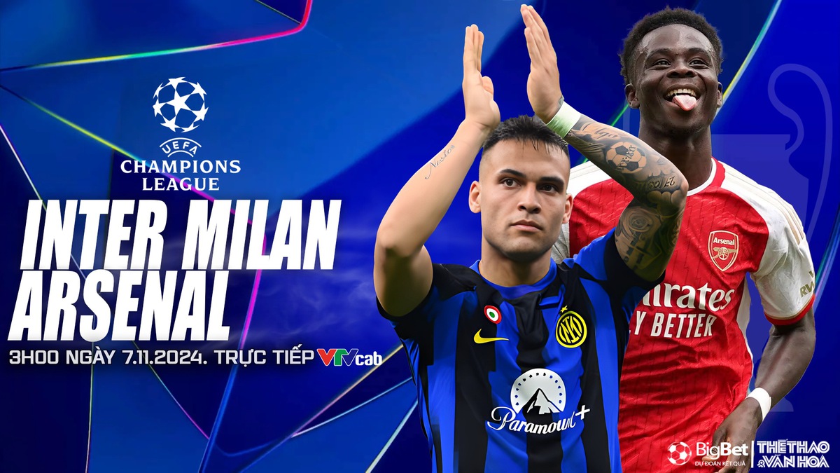 Viva88 – Soi Kèo, soi tỷ lệ Inter Milan vs Arsenal 3h00 ngày 7/11, cúp C1 lượt trận thứ 4