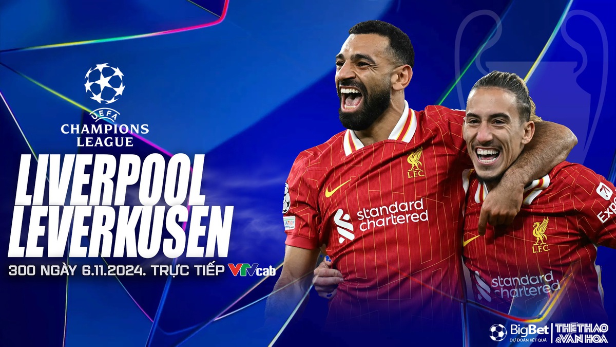 Viva88 – Soi Kèo, soi tỷ lệ Liverpool vs Leverkusen 03h00 ngày 6/11, cúp C1 châu Âu