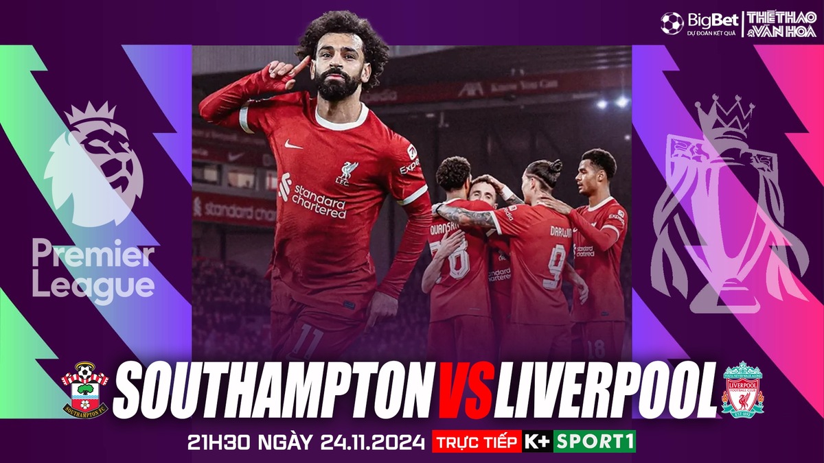 Viva88 – Soi Kèo, soi tỷ lệ Southampton vs Liverpool 21h00 ngày 24/11, vòng 12 Ngoại hạng Anh