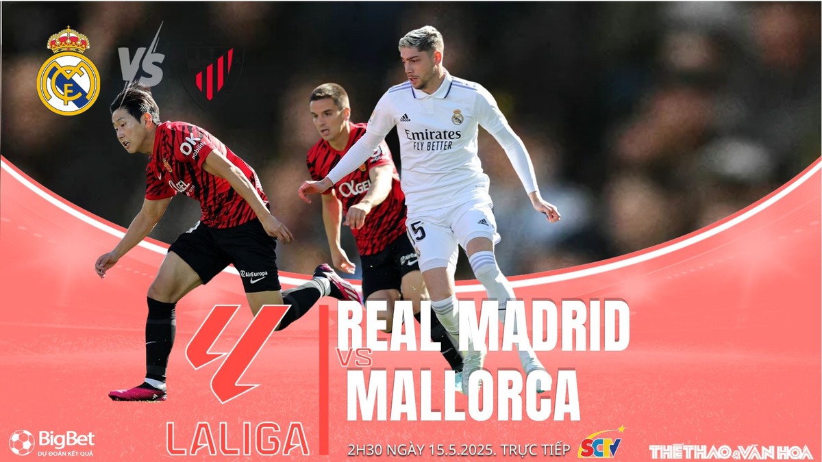 Viva88 – Soi Kèo, soi tỷ lệ Real Madrid vs Mallorca 02h30 ngày 15/5, La Liga