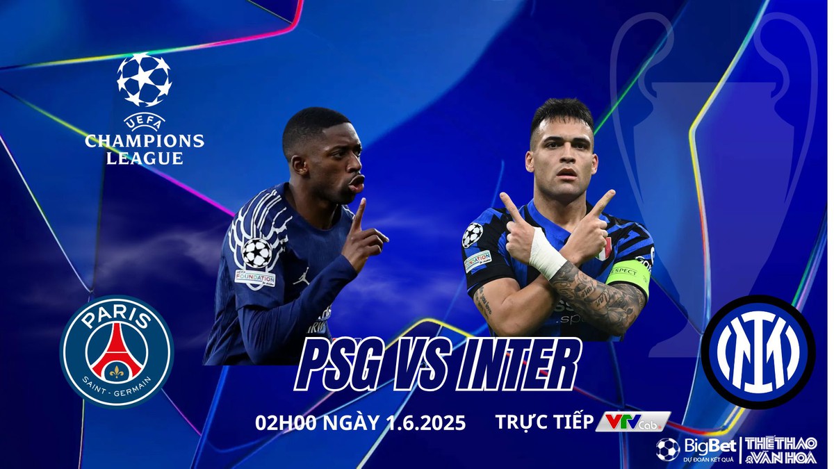 Viva88 – Soi Kèo, soi tỷ lệ PSG vs Inter Milan 02h00 ngày 1/6, Champions League