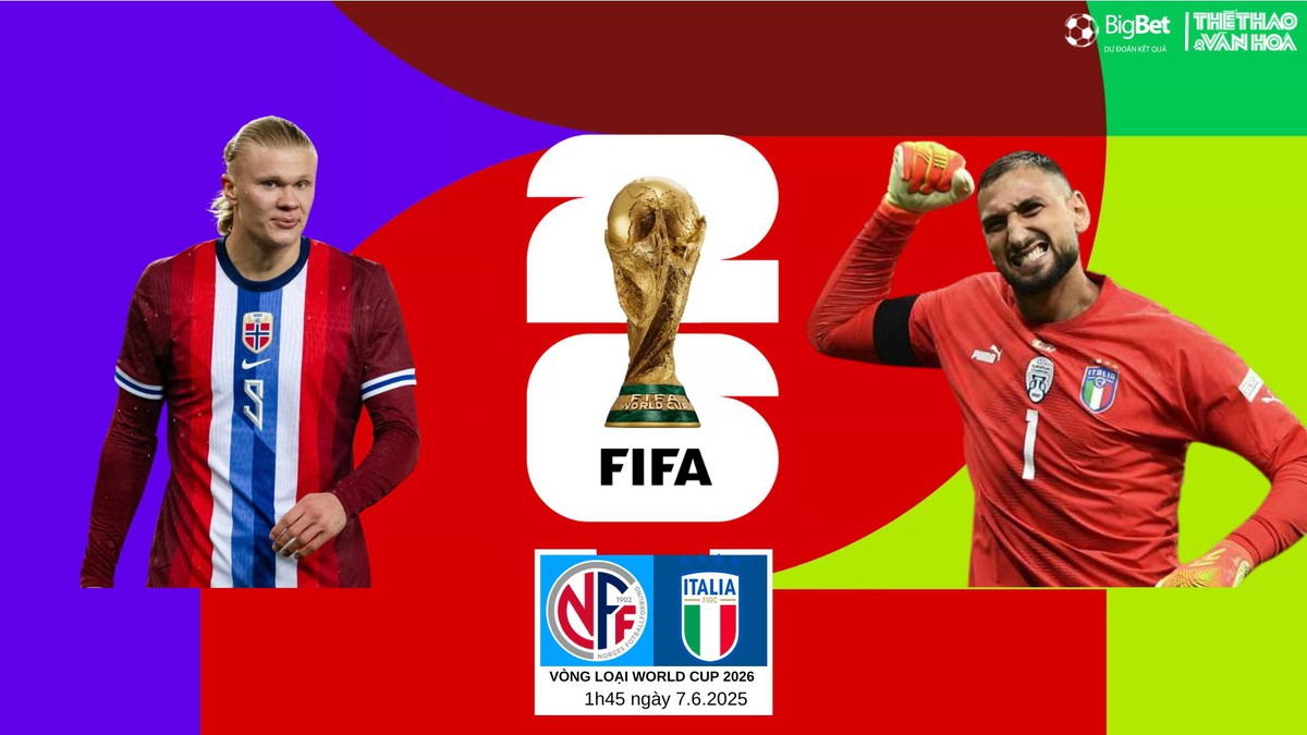 Viva88 – Soi Kèo, soi tỷ lệ Na Uy vs Italy 01h45 ngày 7/6, vòng loại World Cup 2026